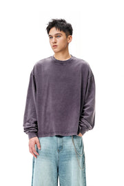 Vintage Wash Boxy Long Sleeve T-Shirt-streetwear-techwear