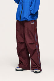 Water Repellent Retro Sports Track Pants-streetwear-techwear