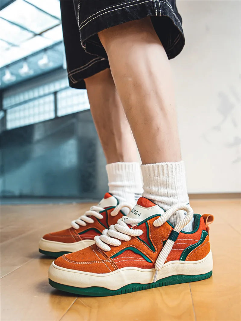Wavy Phat Lace Sneakers-streetwear-techwear