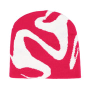 Wavy Y2K Graphic Toque Beanie-streetwear-techwear