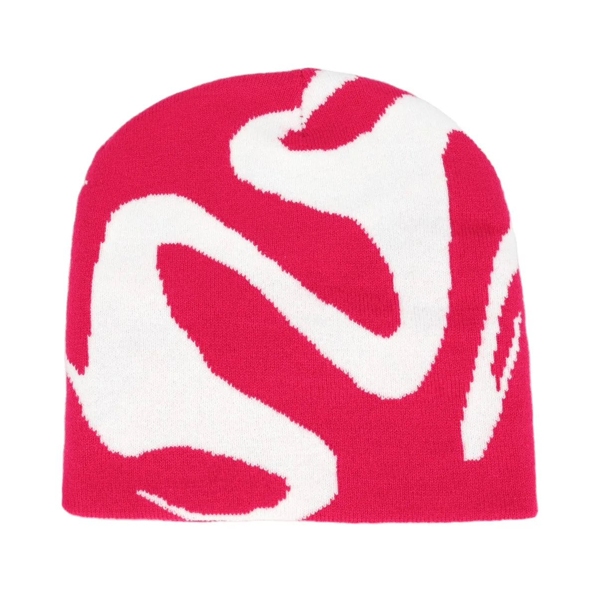 Wavy Y2K Graphic Toque Beanie-streetwear-techwear