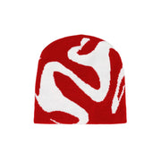 Wavy Y2K Graphic Toque Beanie-streetwear-techwear