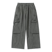 Wide Fit Utility Cargo Pants-streetwear-techwear