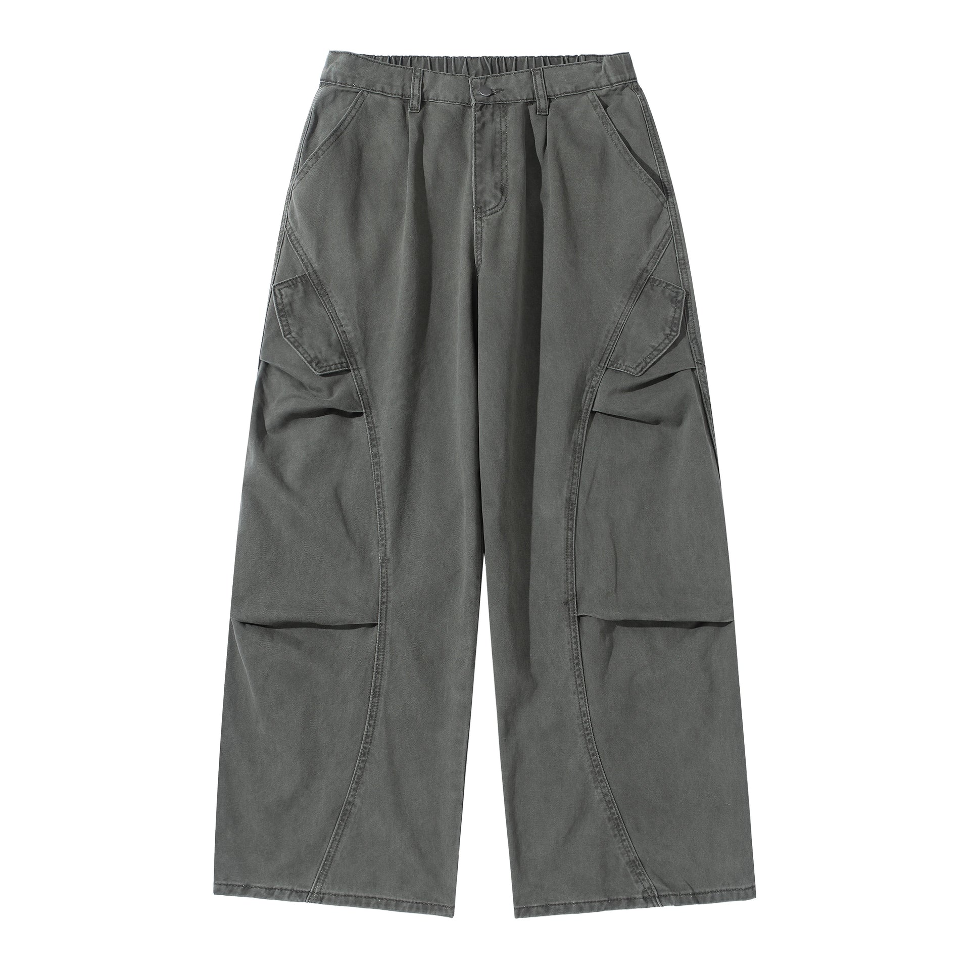 Wide Fit Utility Cargo Pants-streetwear-techwear