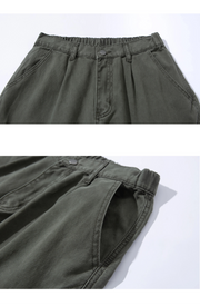 Wide Fit Utility Cargo Pants-streetwear-techwear