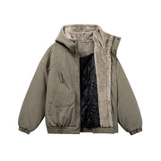 Workwear Fleece Hood Jacket-streetwear-techwear