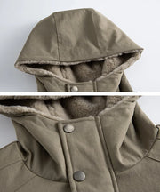 Workwear Fleece Hood Jacket-streetwear-techwear