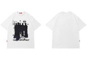 Y2K Grunge Silhouette Graphic T-Shirt-streetwear-techwear