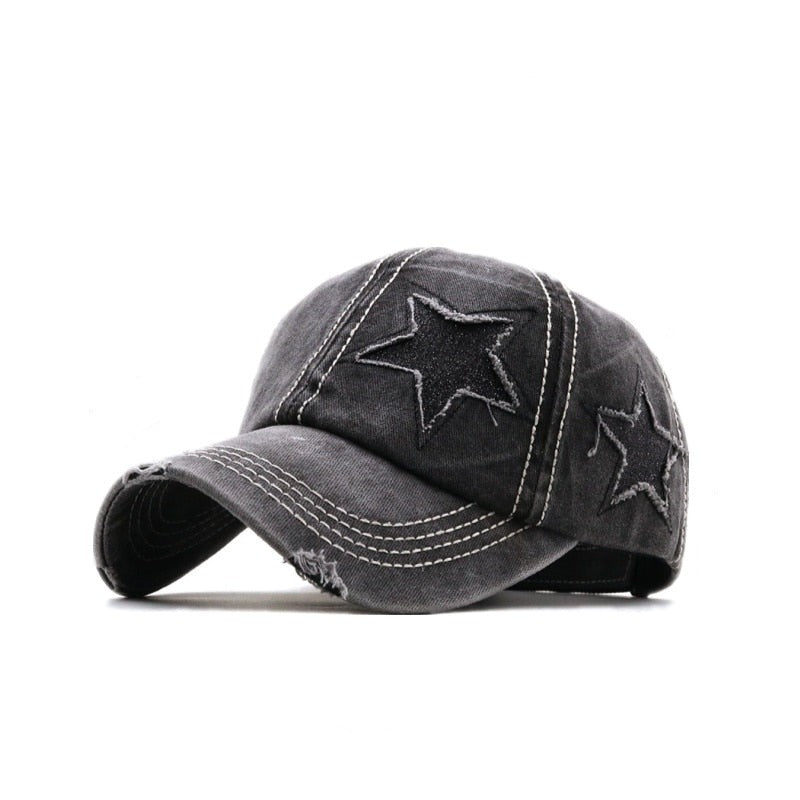 Y2K Vintage Style Star Cap-streetwear-techwear