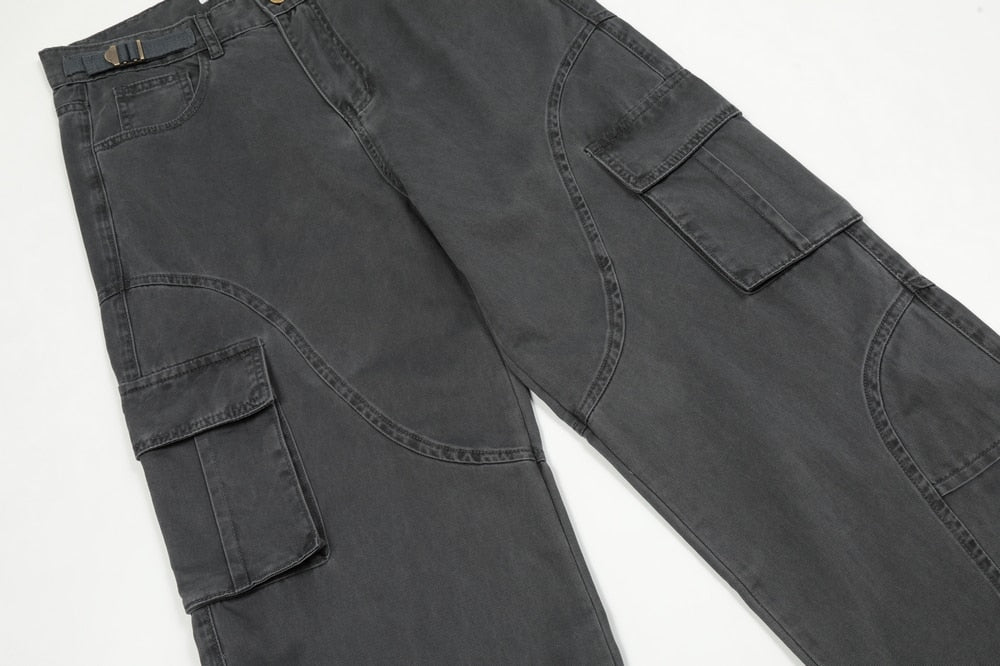 11KN Washed Twill Cargo Pants-streetwear-techwear