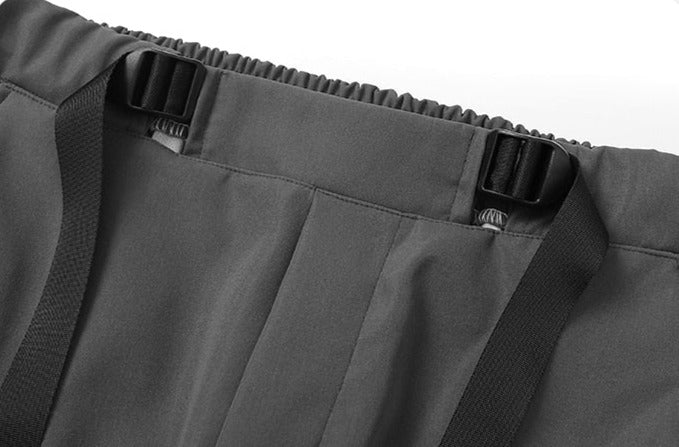 Extended Belt Strap Cargo Pants-streetwear-techwear