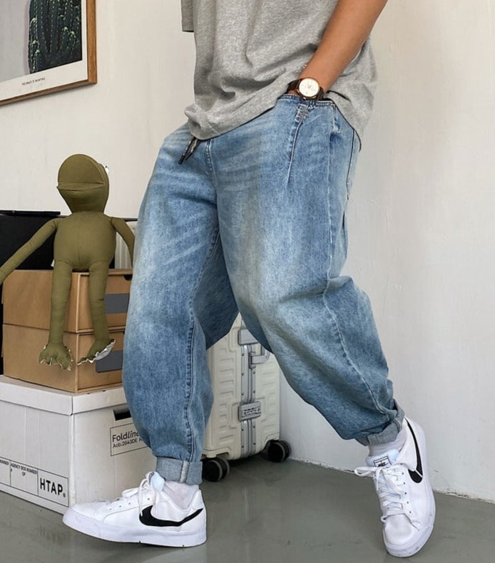 Wrapped Belted Balloon Fit Jean