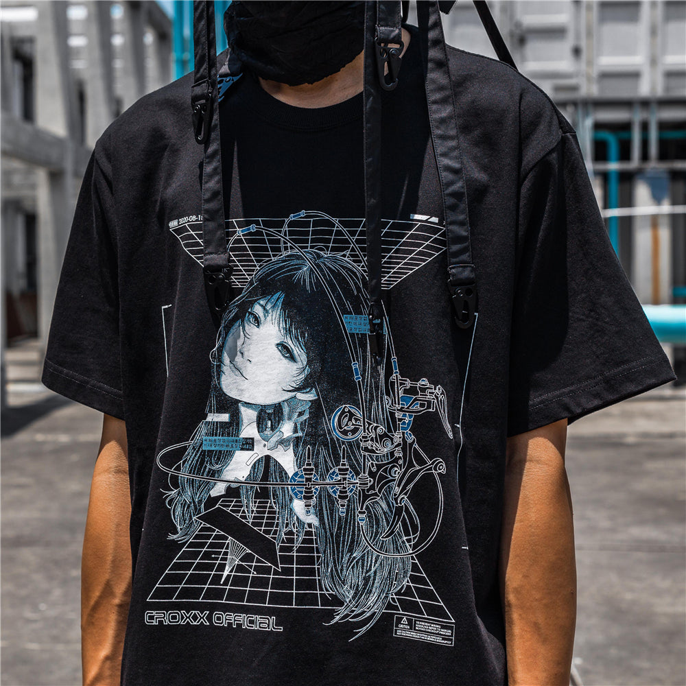 CROXX OFFICIAL Cyber Punk T-Shirt-streetwear-techwear