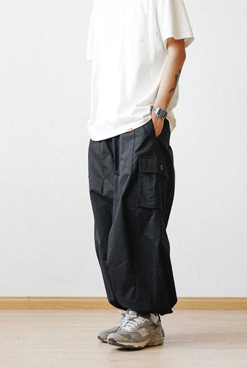 Cargo Parachute Pants-streetwear-techwear