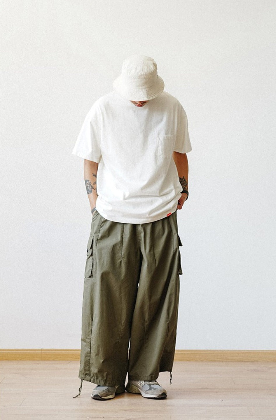 Cargo Parachute Pants-streetwear-techwear