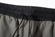 Color Block Side Zip Casual Pants-streetwear-techwear