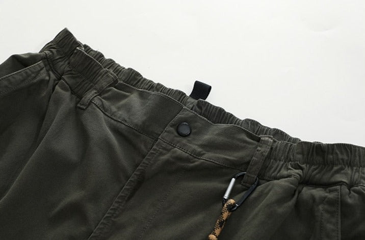 Cuffed Utility Cargo Pants-streetwear-techwear