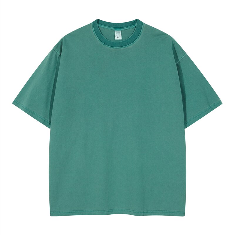 Essential Washed Cotton T-Shirt-streetwear-techwear