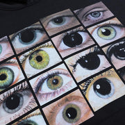 Eye Photo Graphic Hoodie-streetwear-techwear
