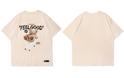 Feel Good Teddy Bear T-Shirt-streetwear-techwear