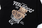 Feel Good Teddy Bear T-Shirt-streetwear-techwear