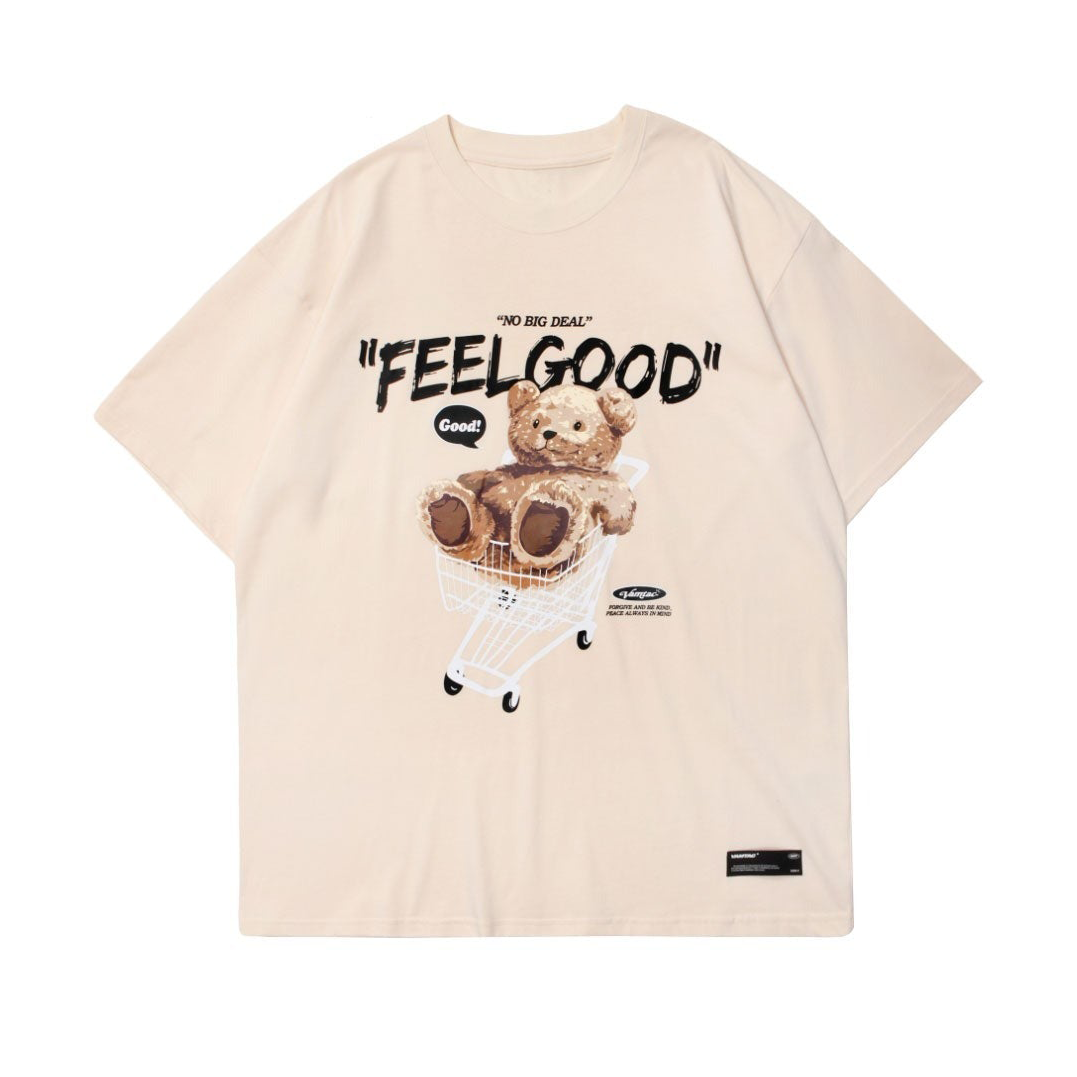 Feel Good Teddy Bear T-Shirt-streetwear-techwear