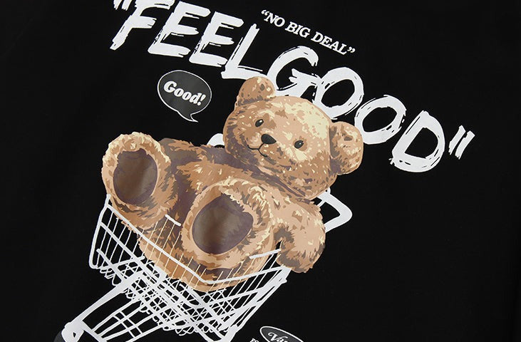 'Feel Good' Teddybear Hoodie-streetwear-techwear
