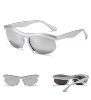 Half Frame Sunglasses-streetwear-techwear
