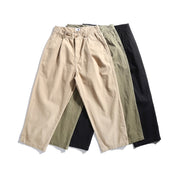 Herringbone Twill Tapered Pants-streetwear-techwear