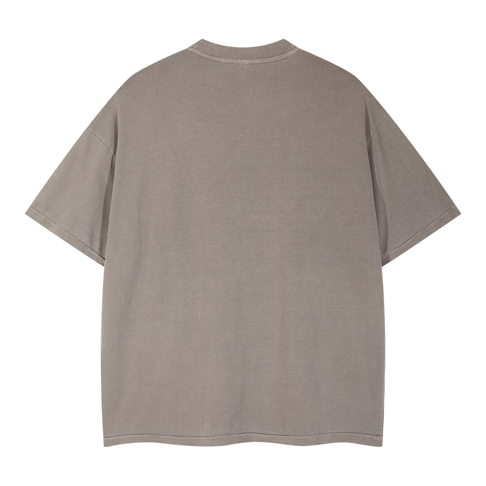Premium Washed Cotton T-Shirt-streetwear-techwear