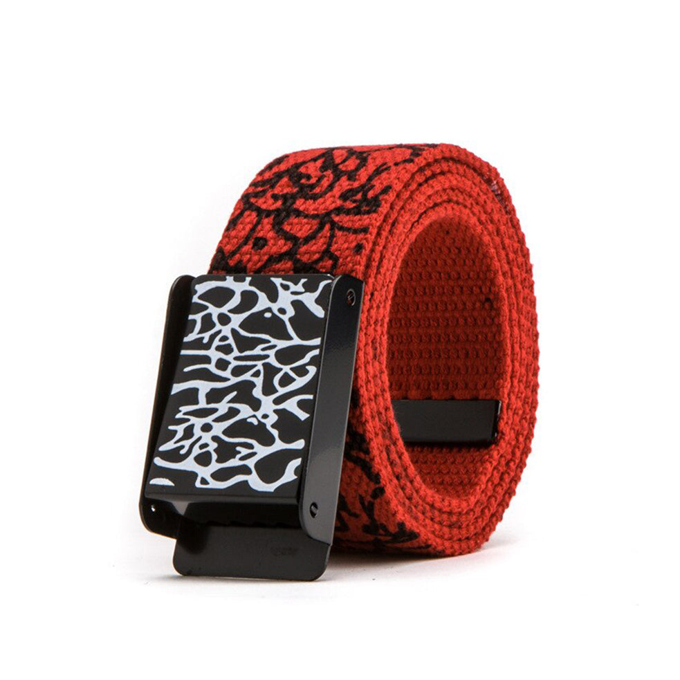 Printed Canvas Webbing Belt-streetwear-techwear