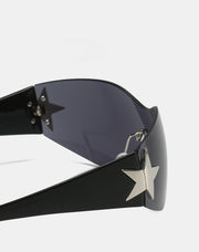 Rimless 'Star' Sunglasses-streetwear-techwear
