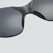 Rimless Wrap Around Sunglasses-streetwear-techwear