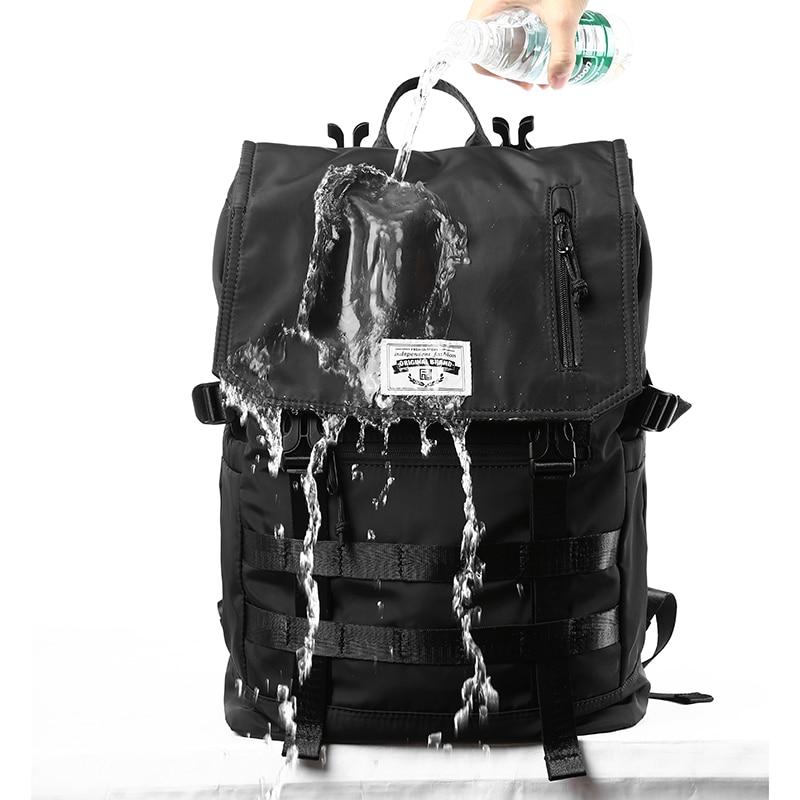 Roll Top Utility Strap Backpack-streetwear-techwear