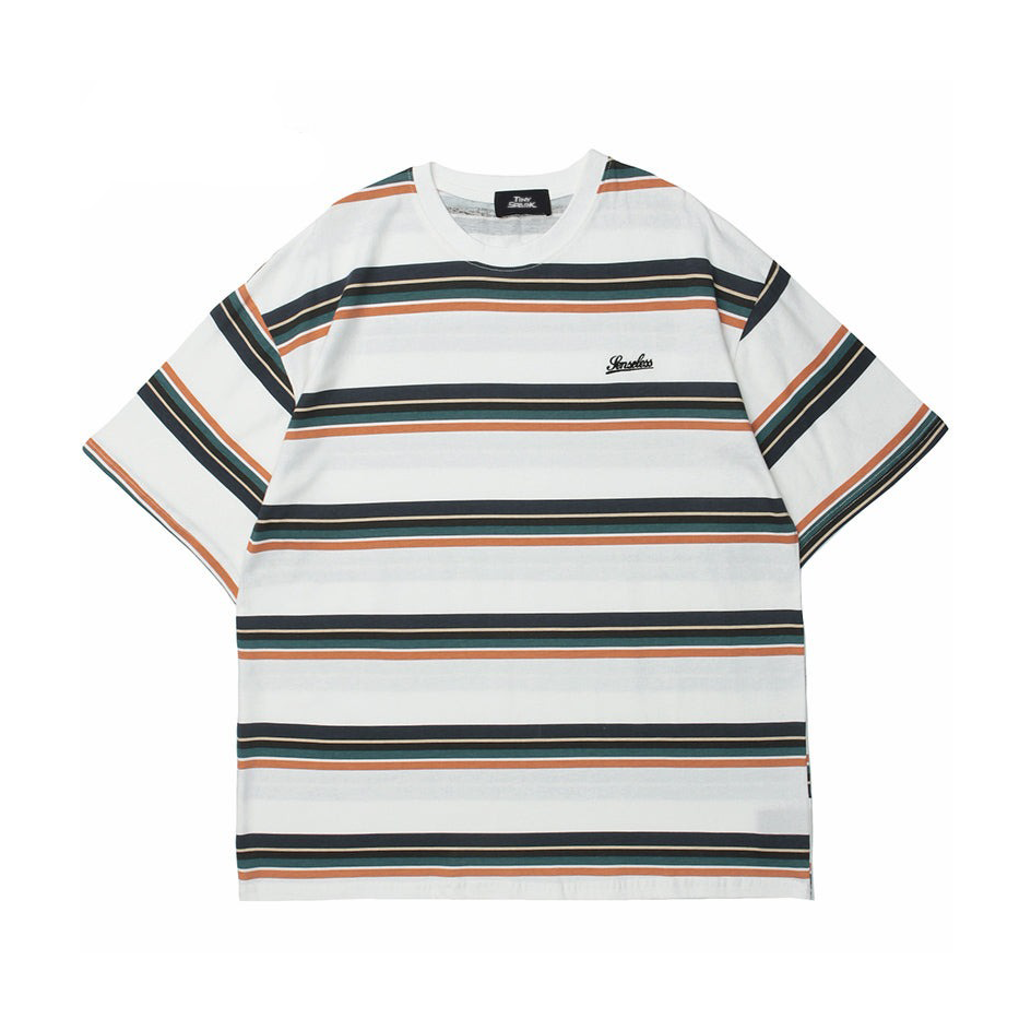 SENSELESS Skater Stripe T-Shirt-streetwear-techwear