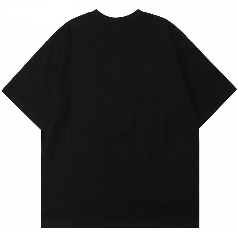 Shadow Graphic Print T-Shirt-streetwear-techwear