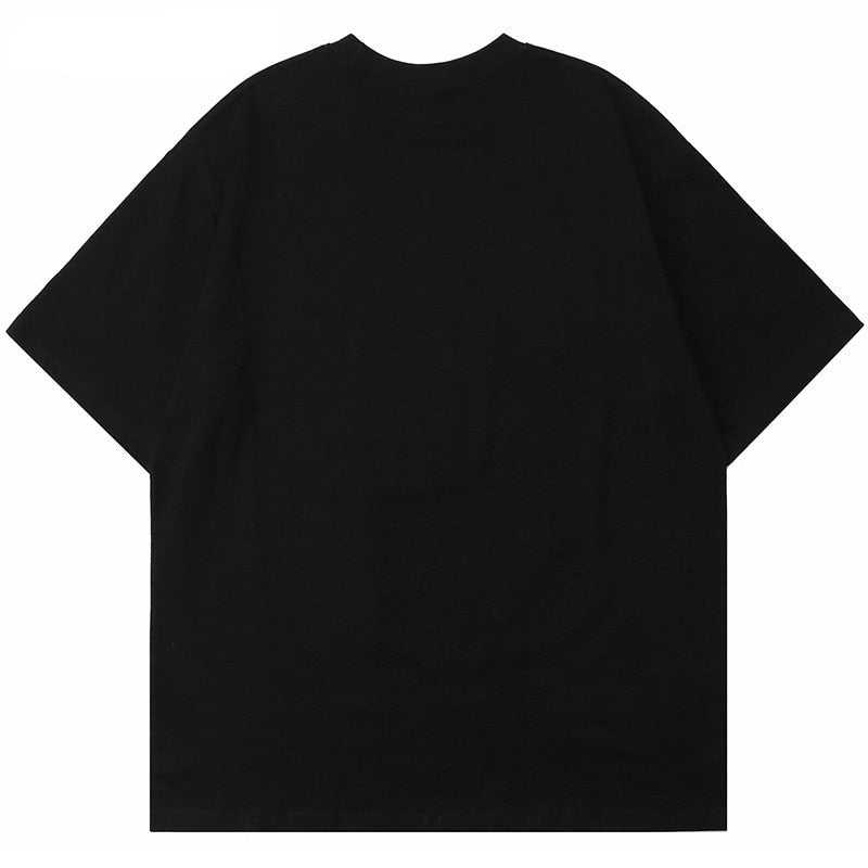 Shadow Graphic Print T-Shirt-streetwear-techwear