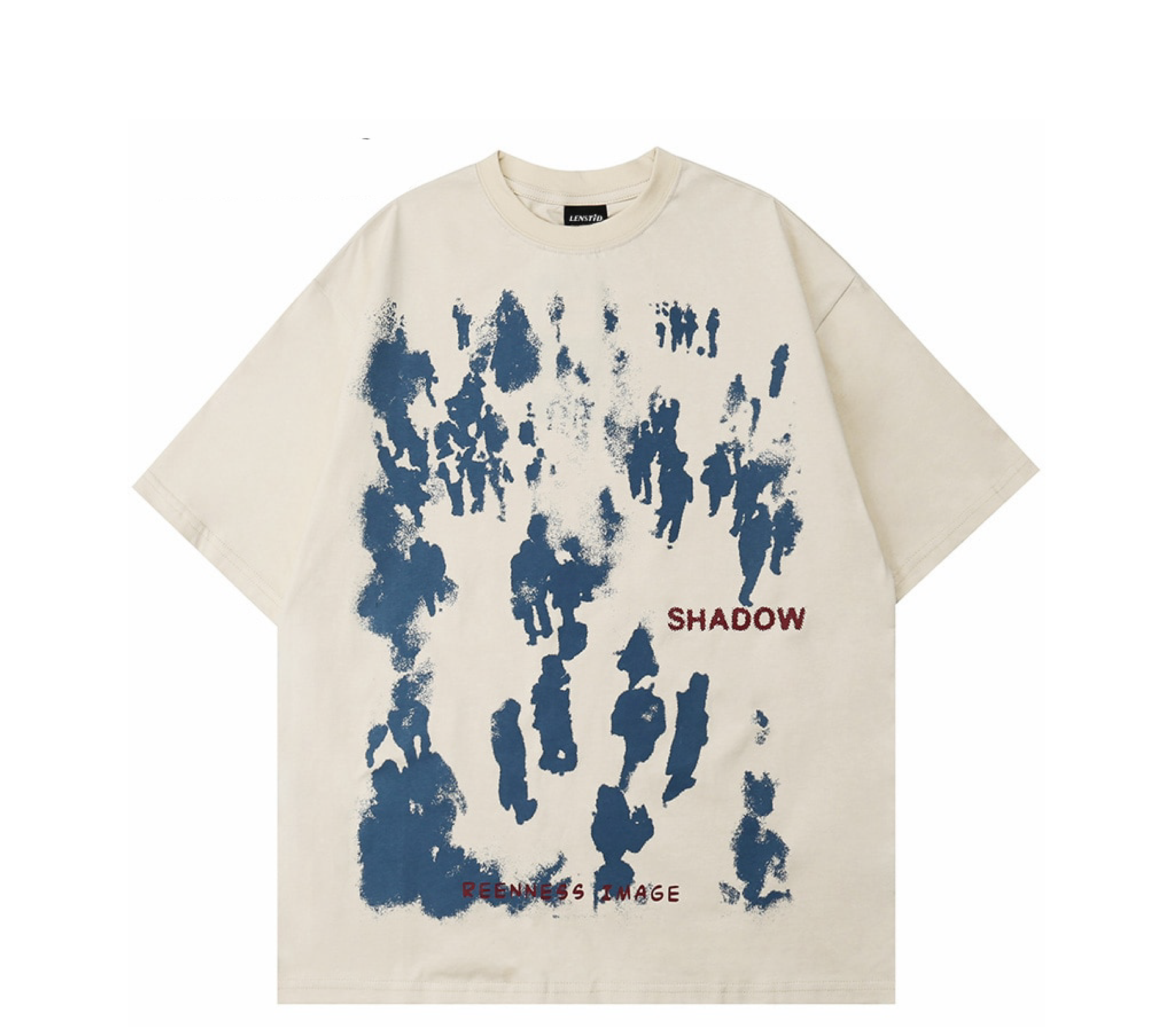 Shadow Graphic Print T-Shirt-streetwear-techwear