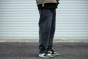 Straight Leg Corduroy Trousers-streetwear-techwear