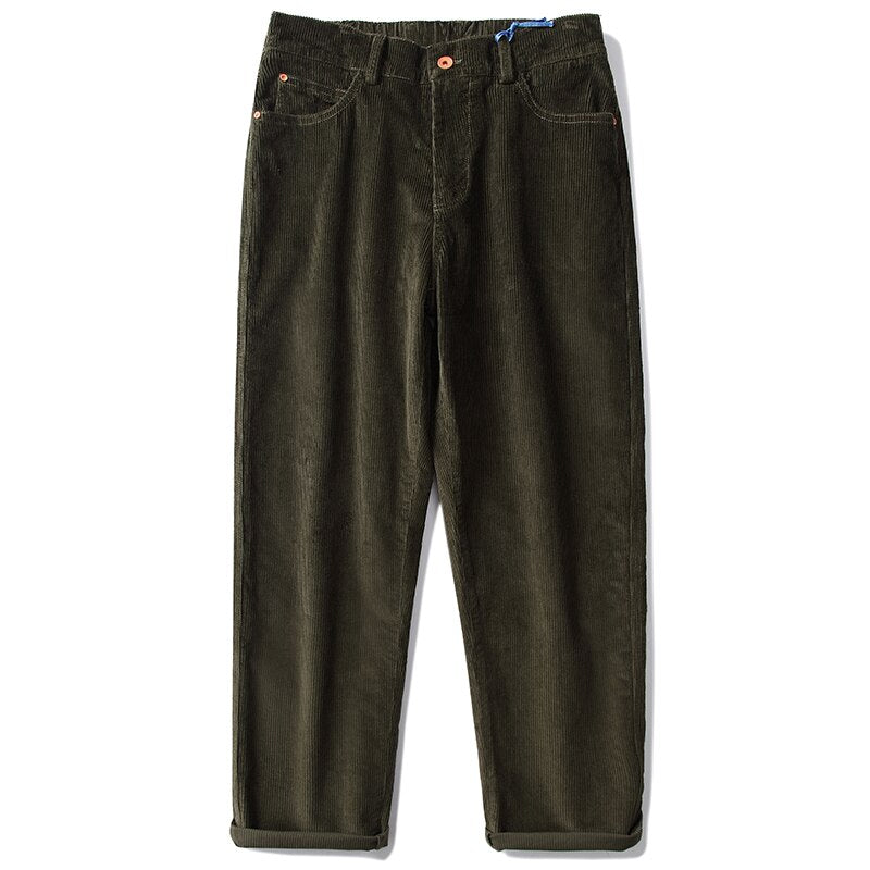Straight Leg Corduroy Trousers | Streetwear at Before the