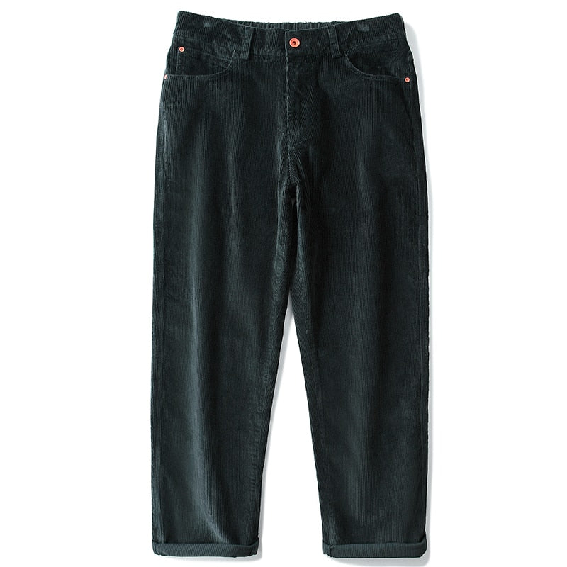 Straight Leg Corduroy Trousers | Streetwear at Before the