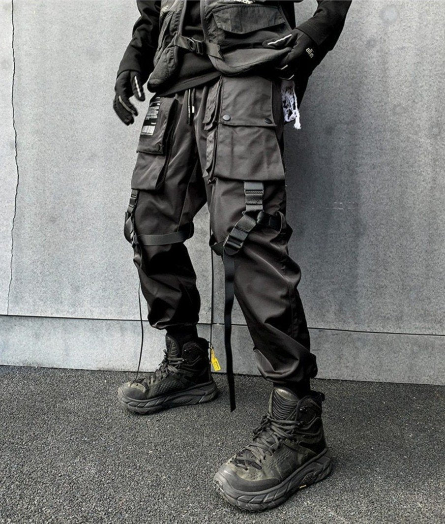 Tactical Harness Cargo Pants-streetwear-techwear