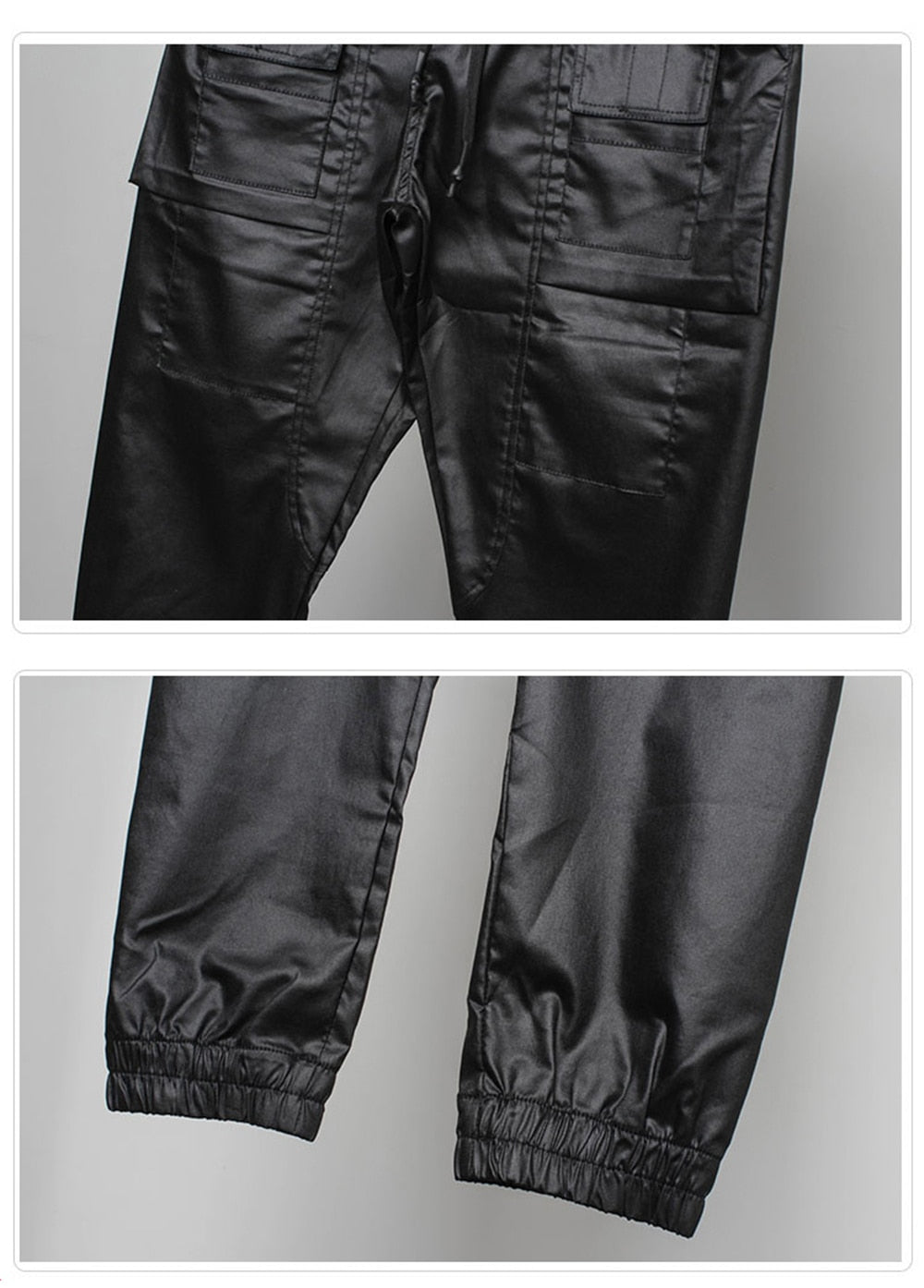 Technical Coated Cargo Pants-streetwear-techwear
