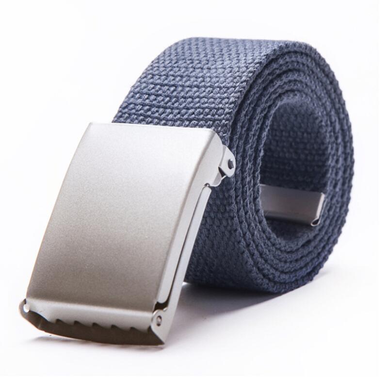 Webbing Belt with Metal Buckle-streetwear-techwear