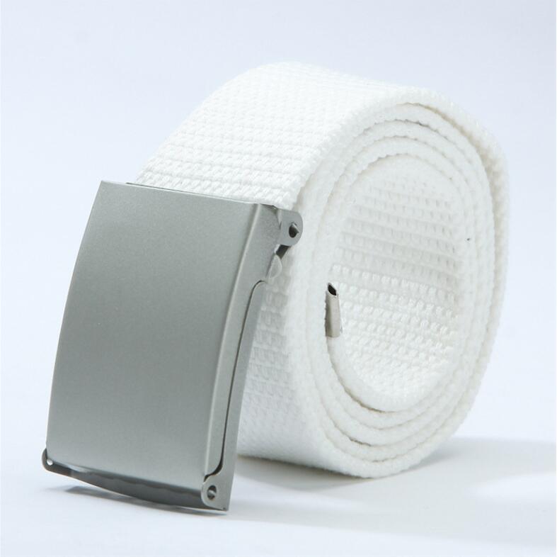Webbing Belt with Metal Buckle-streetwear-techwear
