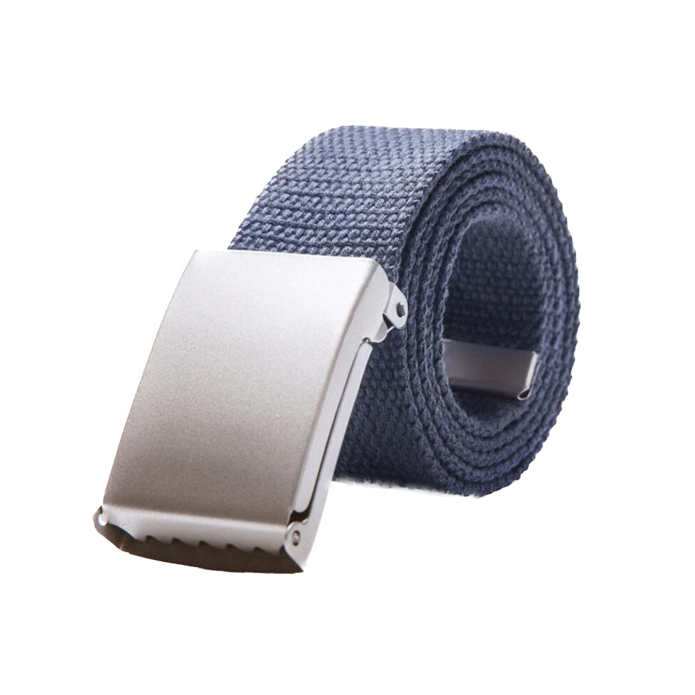 Webbing Belt with Metal Buckle-streetwear-techwear