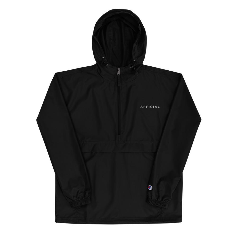 AFFICIAL x Champion Embroidered Packable Jacket-streetwear-techwear