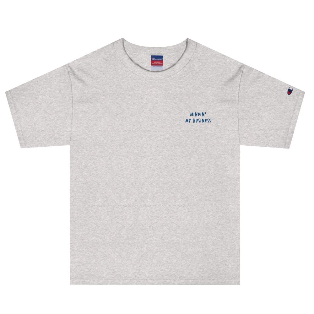 AFFICIAL x Champion 'Mindin' my Business' Embroidered T-Shirt-streetwear-techwear