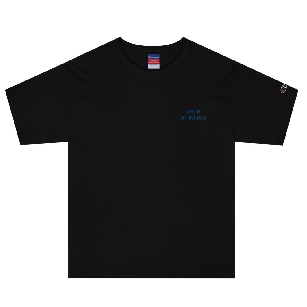 AFFICIAL x Champion 'Mindin' my Business' Embroidered T-Shirt-streetwear-techwear