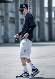 ANTI-SNS Utility Cargo Shorts-streetwear-techwear